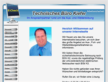 Tablet Screenshot of buerokiefer.de